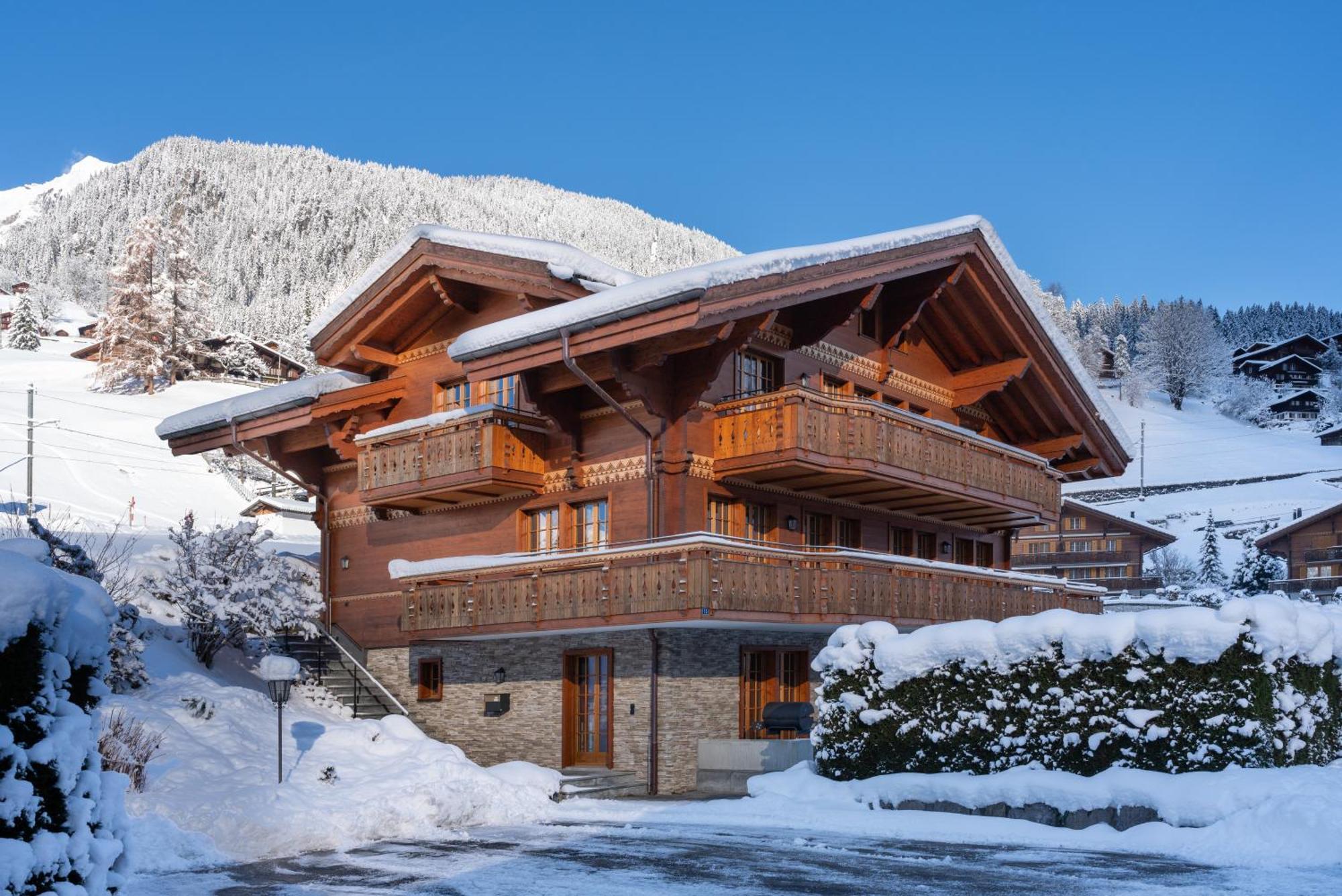 Chalet Alia And Apartments-Grindelwald By Swiss Hotel Apartments Exterior photo
